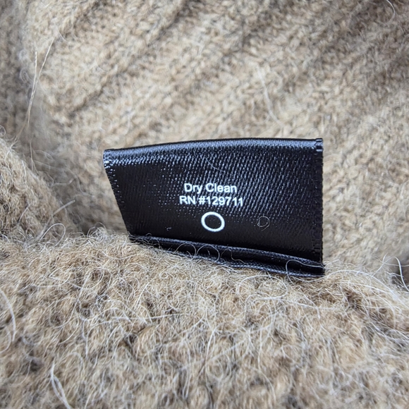 Jenni Kayne Alpaca Wool Blend Long Cardigan Sweater Camel Button Quiet Luxury Sm - Picture 12 of 12